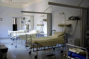 empty Beds in Hospital room