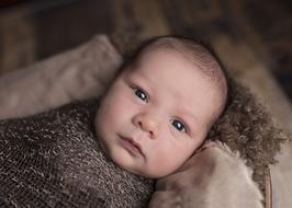 nice Baby Face Portrait