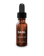 essential oil with basil