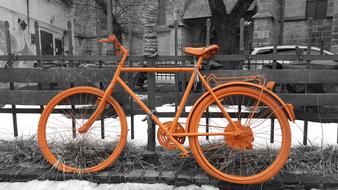 Vintage Bike Old orange