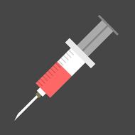 syringe doctor needle drawing