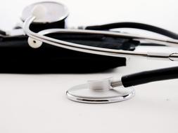 isolated medical stethoscope