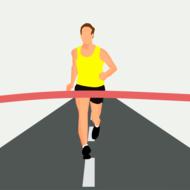 finishing runner