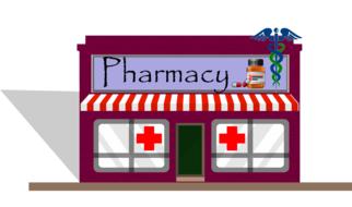 pharmacy as a drawing