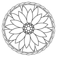 mandala symbol meditation spiritual drawing