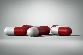 red Medical Treatment pill
