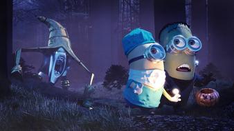 minions halloween banana drawing