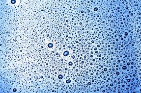 Drop Water Background blue