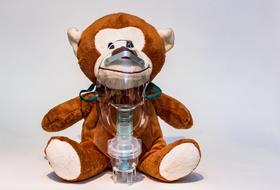 teddy with inhalation mask