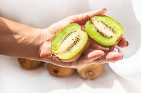 Kiwi Fruit Nutrition green