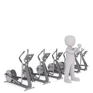 3d man sport training drawing