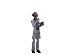 doctor figure fantasy drawing