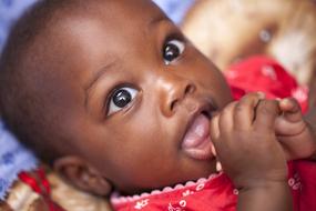 face of cute african Baby