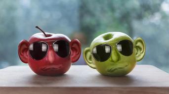 Apple Healthy Fruit face