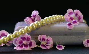 Soap and the scent of flowers