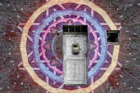 Mandala Chakra Brick door