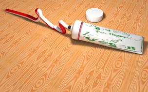 Toothpaste Tube Dental \
