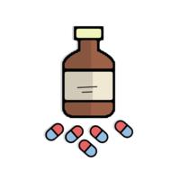 medicine doctor vitamin drawing