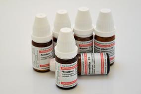 Homeopathy bottles
