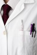 doctor in white coat