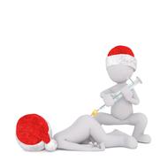 3d model in red hat to give you a shot