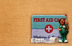 First Aid Nurse Funny clay