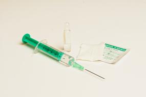 syringe and medical ampoule and needle
