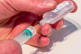 Syringe Needle Disposable hands