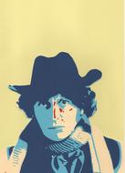 fourth doctor portrait drawing
