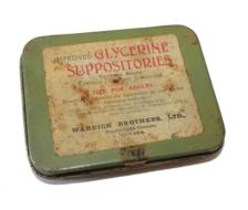 Suppositories Glycerine old box