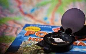 Guide Book and Compass