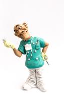 Professional Doctor clay figurine