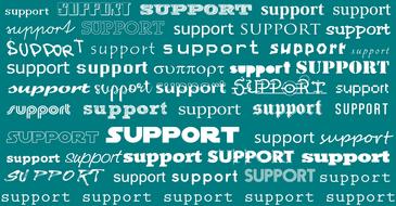 support help assistance bunner drawing