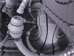 artificial heart, pump, render