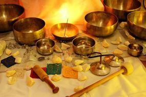 Singing Bowls fire