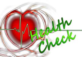 health check with the heart pulse