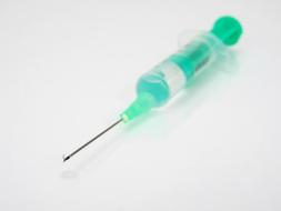 Syringe Needle green
