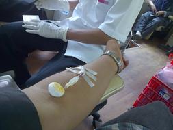 blood donor hand photo