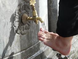 Washing Ritual Foot
