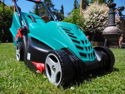 Lawn Mower blue