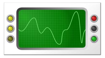 oscilloscope device graph lab drawing