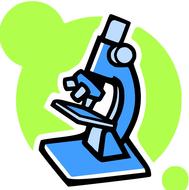 microscope laboratory drawing