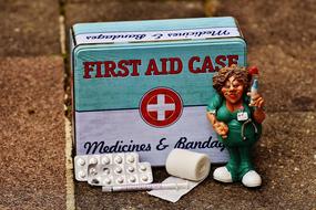 First Aid Nurse Funny clay girl