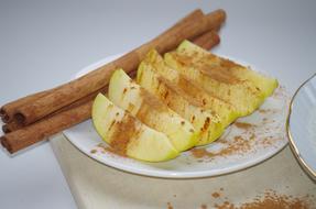 Apple Cinnamon and Plate