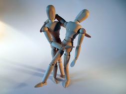 First Aid, wooden dolls composition