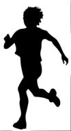 running man silhouette