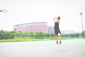 Basketball Court Rim person