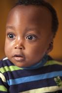 Baby black face