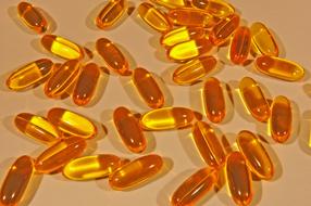 Pills Medicine oil gold