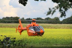 Accident Air Rescue Huber helicopter